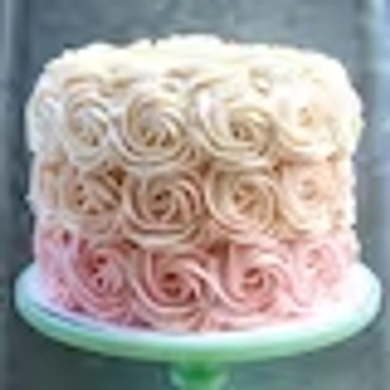 Heavenly Rose Cake