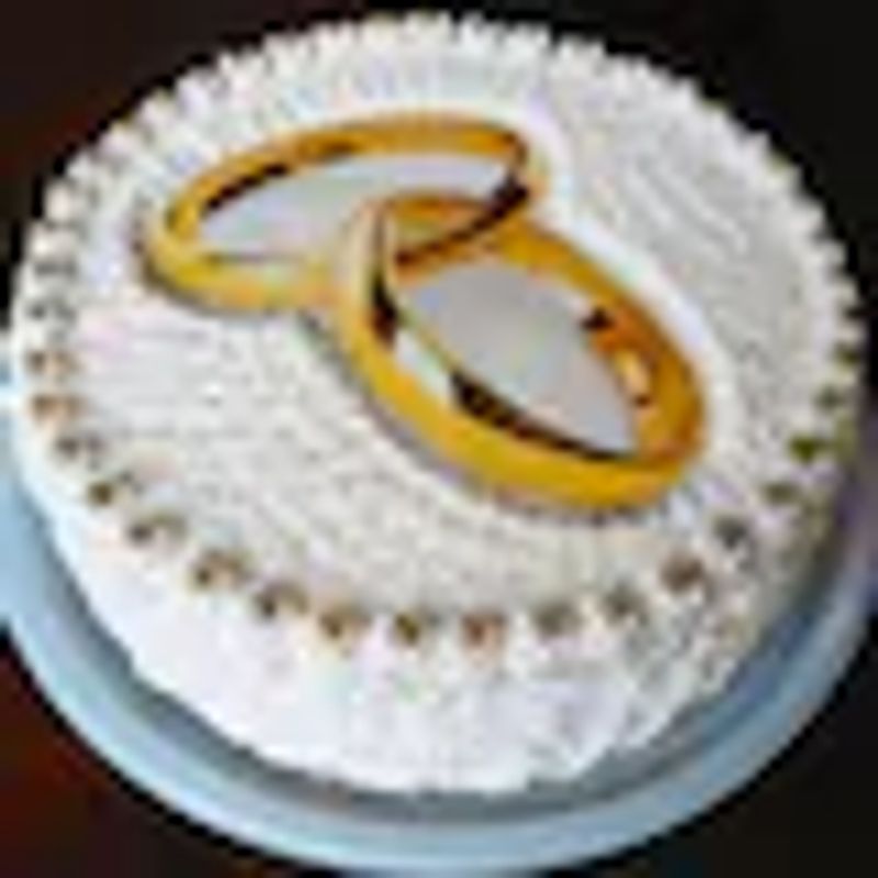 Ring Shine Design Cake