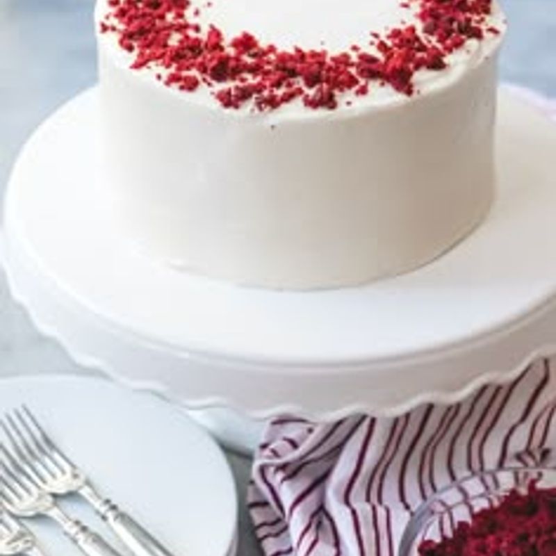 Red velvet Crump Cake